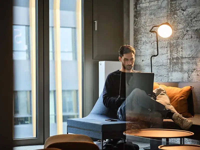 Ruhiges Arbeiten im Büro